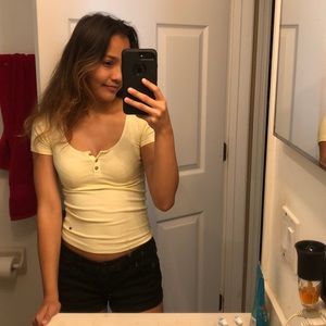 Yellow stripe T-Shirt